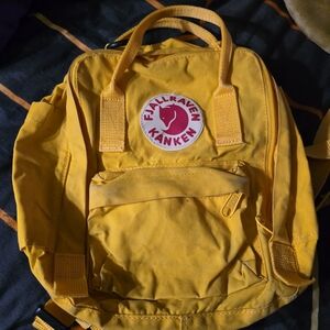 Fjallraven Kanken Yellow Backpack
